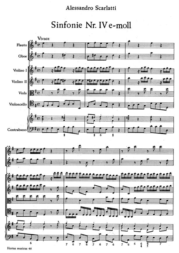 Sinfonia No. 4 e minor
